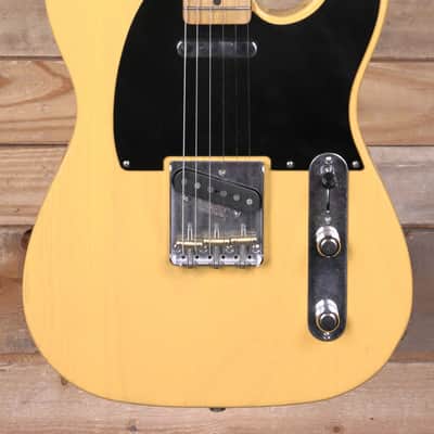 Fender 75th Anniversary Vintera Road Worn 1951 Telecaster Electric Guitar Butterscotch Blonde w/ Case image 1