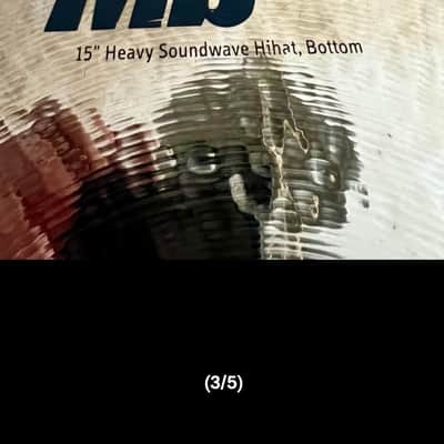 Meinl 15" Mb20 Heavy Soundwave Hi-Hat (Pair) 2010s - Brilliant image 3