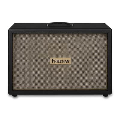 Friedman 2x12" Rear Ported Closed Back Cabinet - 2 x Vintage 30 Loaded - Vintage Grille Cloth image 1