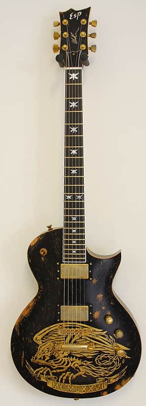 ESP Will Adler Warbird Custom Shop Distressed Black image 1