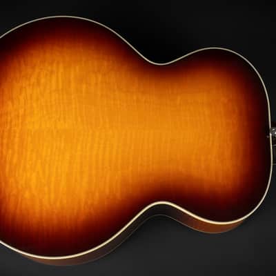 2015 Gibson Custom Shop J-185 Red Spruce - Sunset Burst | USA Mini Jumbo Limited Edition 1 / 75 "AA" Adirondack Spruce Top L.R. Baggs Pickup | CoA OHSC image 11