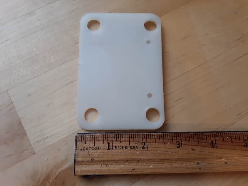 Unbranded Neck Plate 2010s White Plastic image 1