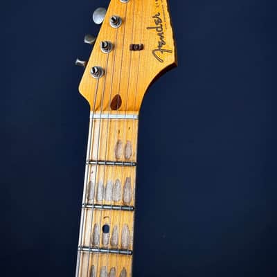 2009 Fender 59 John Cruz Strat Masterbuilt Sunburst Relic image 11