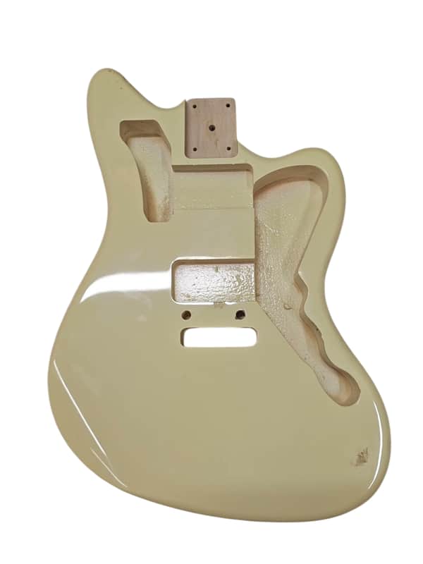 Cream Poplar Guitar Jamzzmaster Style Body image 1