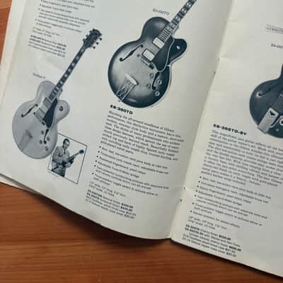 1960 Gibson Full line catalog Burst Es335 Les Paul ES330 Melody Maker PAF Case Candy Vintage imagen 7
