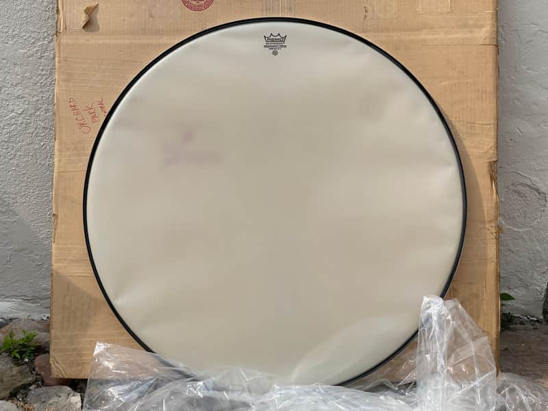 (2) New Remo 32" Renaissance Hazy Timpani Heads Steel Insert Weatherking image 1