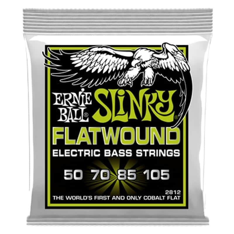 Ernie Ball Ernie Ball Slinky Cobalt Flatwound Bass Reg 50-105 ...