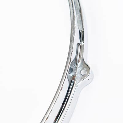 Tama Star-Cast 14" 8-lug snare side hoop 1990-2000 - Chrome image 5