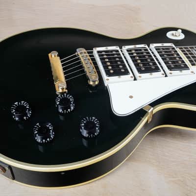 Greco EG600P Peter Frampton Model MIJ 1978 Black 3 PU Custom Maxon Pickups Vintage Japan w/ Bag image 4