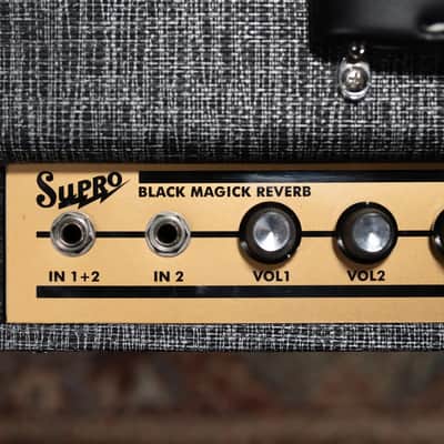 Supro 1696RT Black Magick Reverb Guitar Amplifier - Black Rhino - Used image 8