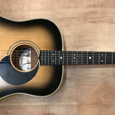 Vintage Grammer Johnny Cash Signature G50 Model Acoustic Guitar 1969 Sunburst image 2
