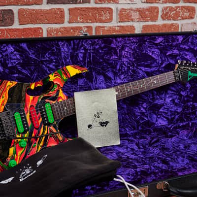 Ibanez Steve Vai Signature JEM2K DNA 228 of 300 DNA Multicolor 2000 w/OHSC image 9