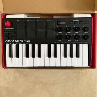 Akai MPK Mini MKIII 25-Key MIDI Controller 2020 - Present - Red with Black Keys