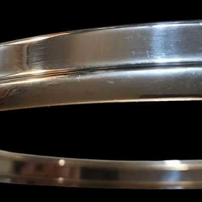 Vintage 1960's Premier 12" Die-cast 6-hole Tom-Tom Chrome Hoop England image 3