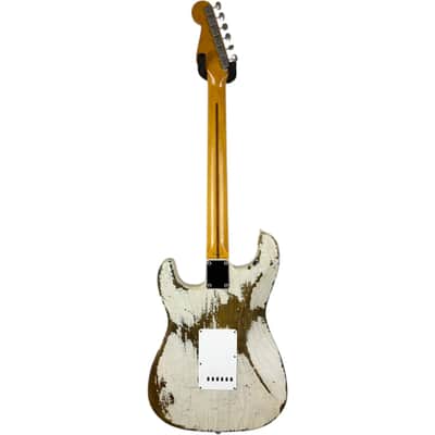 Fender MJT 50s Reissue Stratocaster - Vintage White - Heavy Relic image 4