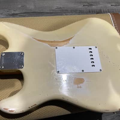Fender American Vintage '57 Stratocaster 2002 White Blonde image 9