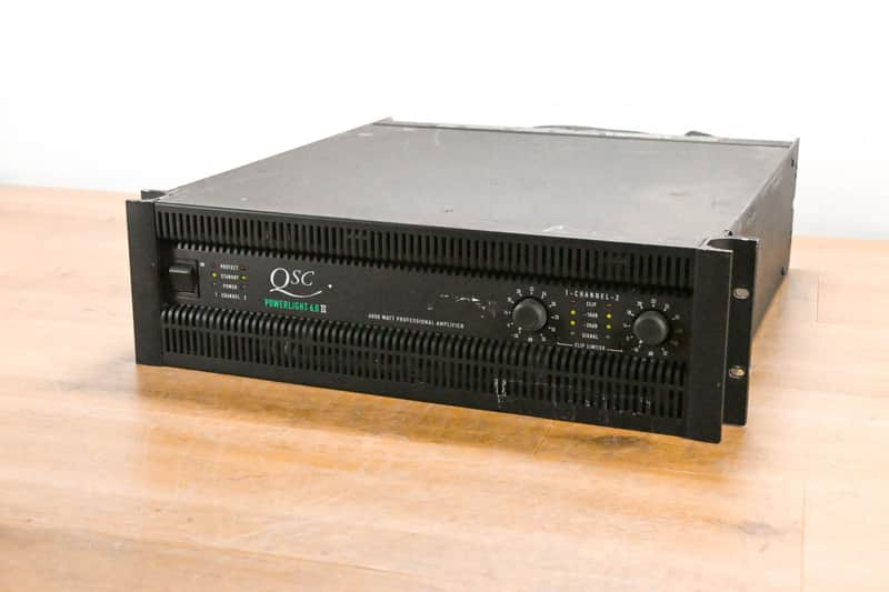 QSC PowerLight 6.0 II 2-channel Power Amplifier CG011US image 1