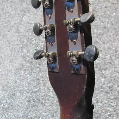 Vintage '30s Unlabeled Harmony Parlor USA Guitar ! DECENT NECK. NICE POTENTIAL! image 5