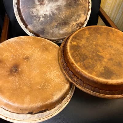 3 Custom Pre-Mounted Steer Conga Heads 2020's - Steer - Full set image 3