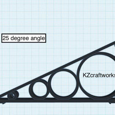 25º Stand for Gamechanger Audio Light Pedal - Effects - BLACK - by KZcraftworks - USA image 8