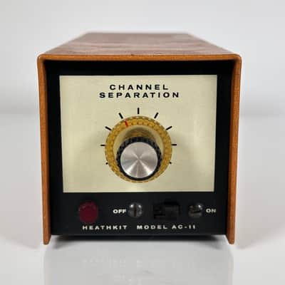 Vintage RARE Heath Heathkit Model AC-11 Tube Channel Separation image 3