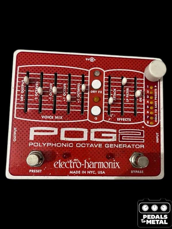 Electro-Harmonix POG2 Polyphonic Octave Generator 2009 - Present - Red / White - X18594 image 1