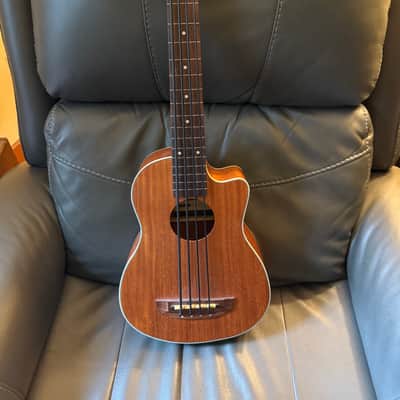 Kala UBASS-SCOUT-Fl Scout Mahogany U-Bass with Electronics 2010s - Satin Mahogany image 4