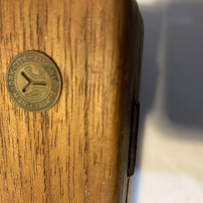 Custom 4-String Cigar Box Guitar – Antique Pre-WWII Mahogany Box – As Found image 8