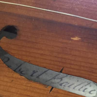 Rare Antique Robert Baillie Scottish Fiddle 1874 with GSB Case image 9