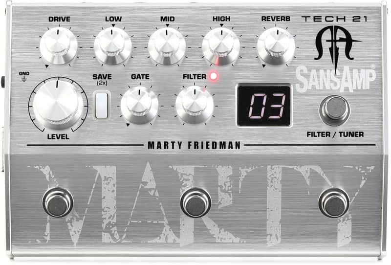 Tech 21 Marty Friedman Signature SansAmp Pedal image 1