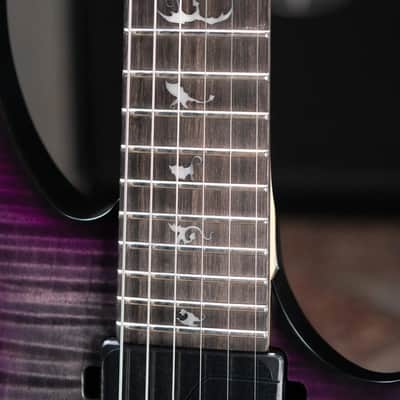 PRS SE Herman Li Signature Chleo Electric Guitar - Charcoal Purple Burst with Gig Bag image 8