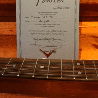 Fender Custom Telecaster Jr Custom Shop 1995 - Shoreline Gold image 7