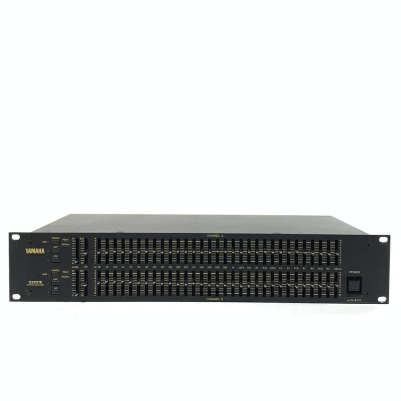 Yamaha Q2031B Dual-Channel Graphic Equalizer 2010s - Black TGHM image 1