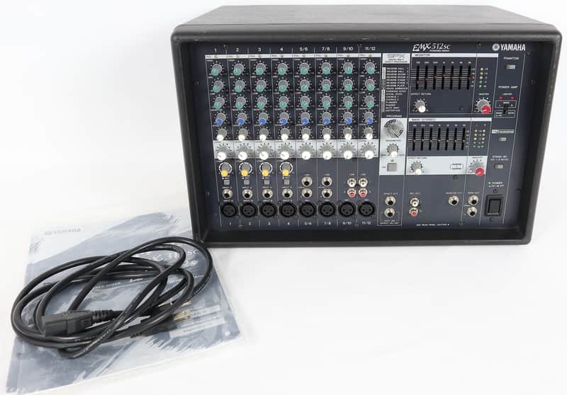 Yamaha EMX-512SC 500w 12-Channel Powered Mixer Head w/ DSP | Reverb