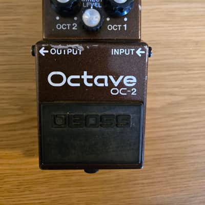 Boss OC-2 Octave (Silver Label) 1997 - 2005 - Brown image 1