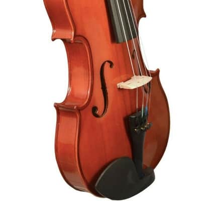 Vivace VA-100-16 Hand Carved Solid Spruce Top 16-Inch Size Standard Viola w/Lightweight Case & Bow image 2