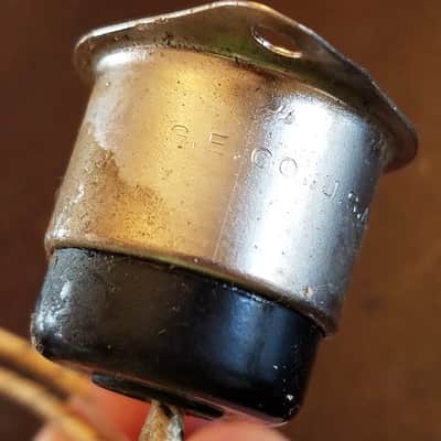 Bell & Howell Vintage GE power supply socket plug for electric cord cable recessed 1950s image 2