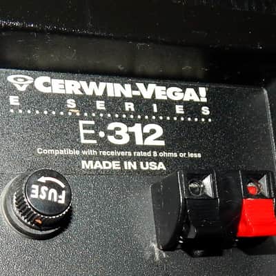 Cerwin Vega E-312 loudspeakers with new surrounds on the woofers Bild 7