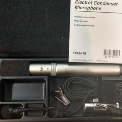 Sony ECM-44B Omnidirectional Lavalier Condenser Microphone - XLR connector image 1
