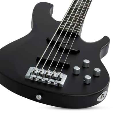 Schecter Johnny Christ 5 Bass Satin Black + Free Gig Bag - SBK 5-String Electric Bass - Brand New image 7