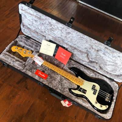 Fender American Professional II Precision Bass LH MN Black 8lbs, 10oz US210021569 image 1