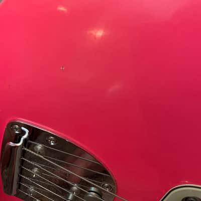 Guitar Dude Custom 1 of 1 HOT PINK 'Jazzmaster Hybrid, 7 lbs 12 oz’s!! Lollar '58 PU's, Premium Alder, Vintage Electronics, Aged Nitro & Fender American Vintage Hardware, Plastic & Pickguard - w/ OHSC & COA! image 15