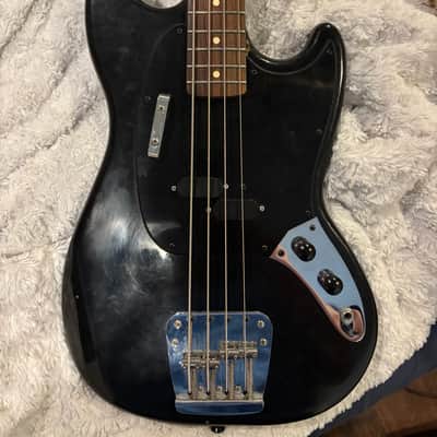 Fender  Mustang " Player Grade" 1977 Black " image 1