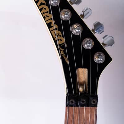 Kramer USA American Custom Gibson 490R / 498T Humbucker Pickups 1986-1987 Black Reverse Headstock image 10