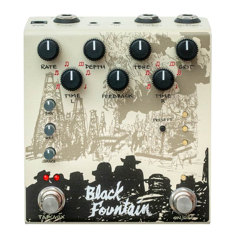 OBNE Black Fountain Pedal V4-Cream *Ships Today* image 1