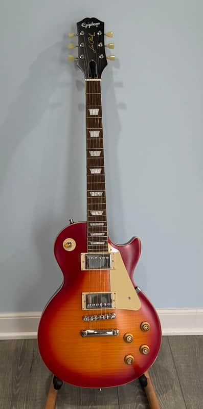 Epiphone Les Paul 2024 - Aged Dark Cherry Burst image 1