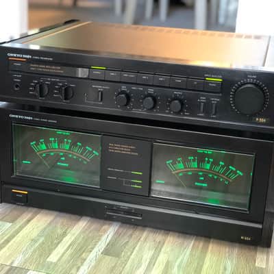 Classic Onkyo Integra M-504 Dual Monoblock 165WPC Amp & P-304 MM/MC Preamp ~LED UPGRADE~ SERVICED ! image 1