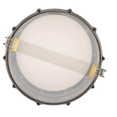 Ludwig Universal Black Brass 6.5x14" Snare Drum Black-to-Black image 4
