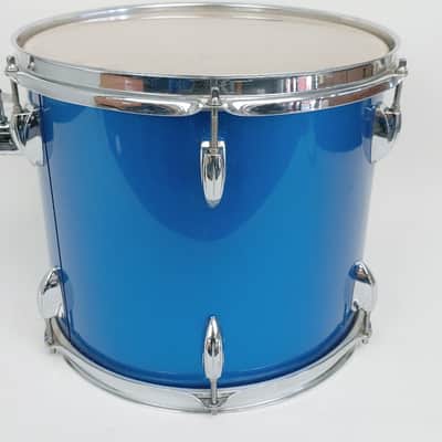 Ludwig Accent Drum 13 X 10 Mounted Tom Blue Sparkle -Made In Taiwan image 5