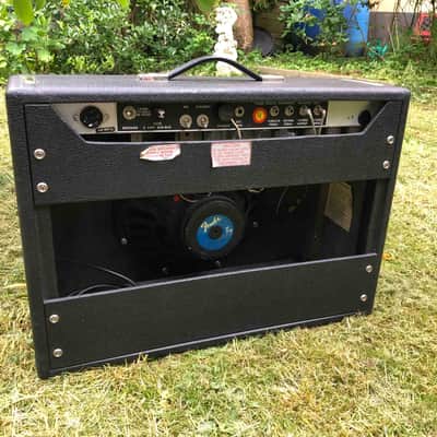 Fender Deluxe Reverb AB763 original 1969 - black/silverface image 2